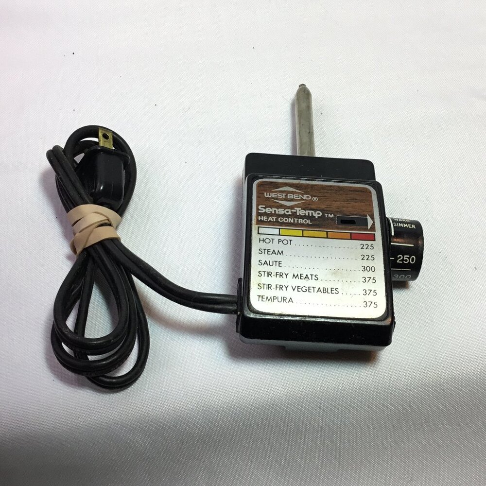 West Bend Sensa Temp WB #6 Heat Control Probe Cord Tested E84820-78TW2010